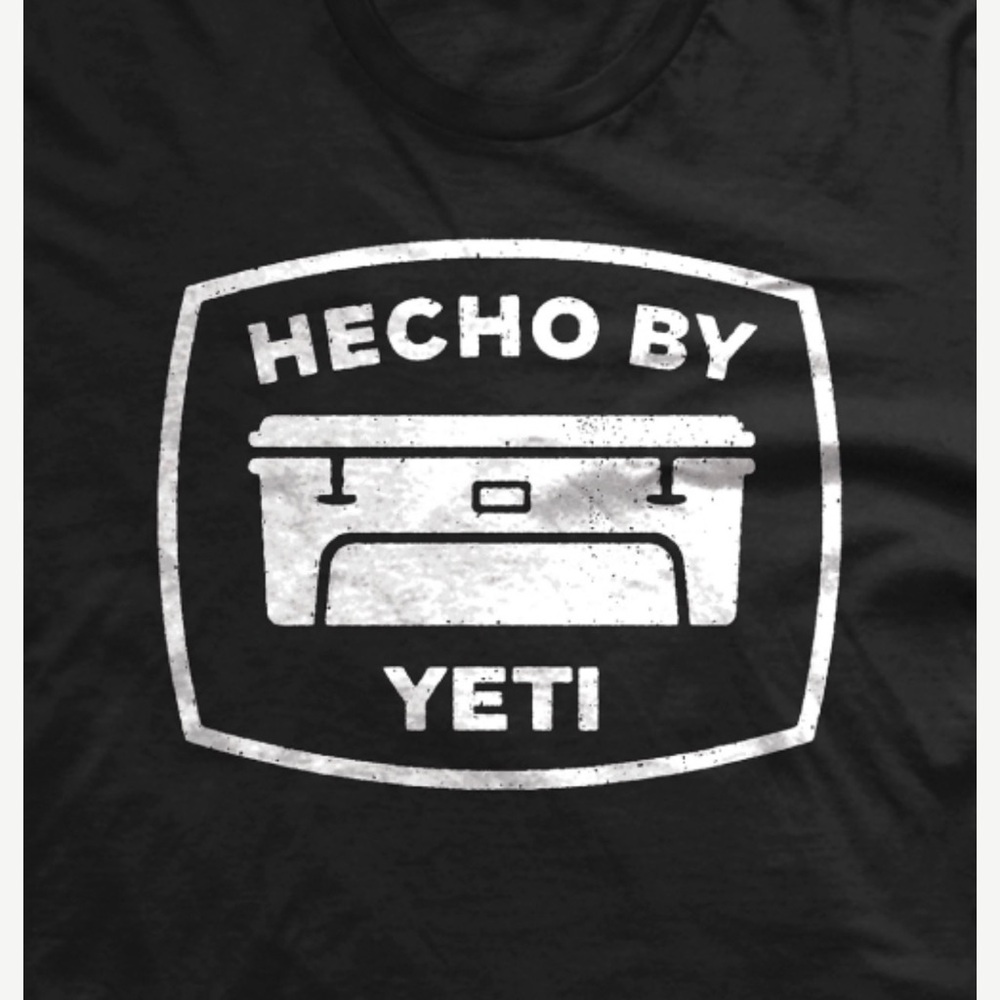 Yeti t shirt “hecho by yeti”